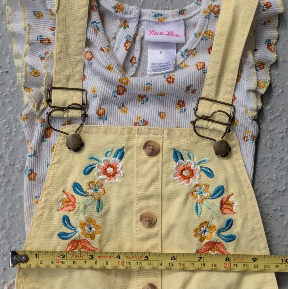Little Lass Overalls Set - Picture 5 of 11